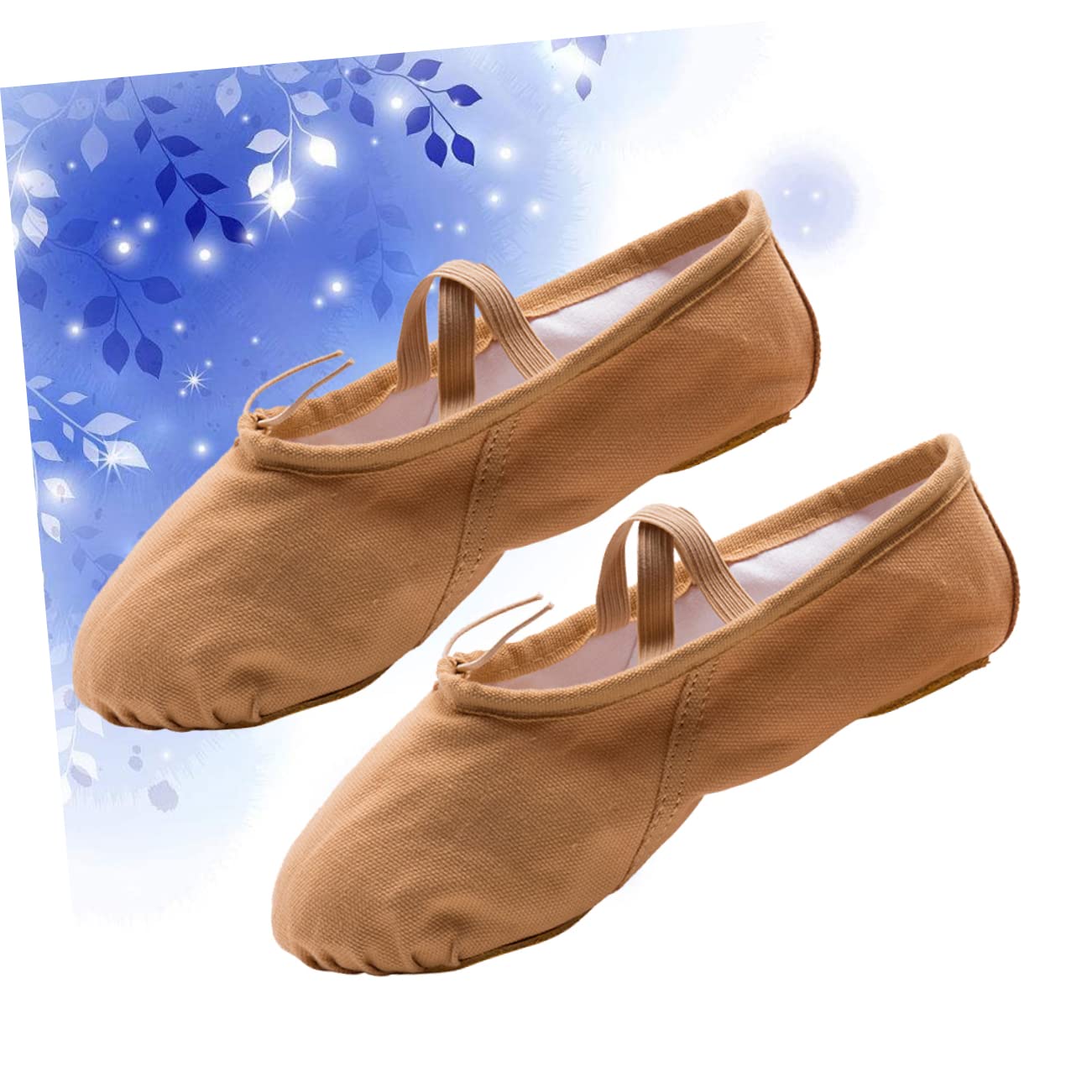 3 Pairs Flats Canvas Dance Shoes Ballet Practice Shoes Ballet Shoes Slippers Ballet Pilates Shoes Stretch Canvas Ballet Slippers Ballet Dance Shoes Girl Child Elastic Soles