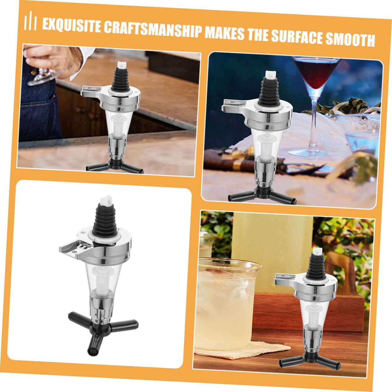 UKCOCO Dispensador de Bebidas para Botellas de Alcohol de 25ml, Boquillas de Plástico y Silicona, Fácil de Usar y Previene Derrames, Adecuado para Reuniones Familiares Color Aleatorio