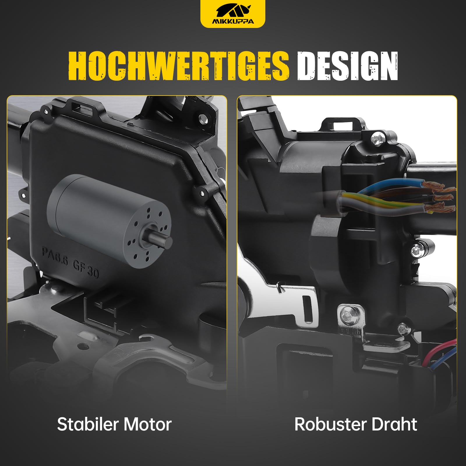 MIKKUPPA Cerradura de puerta delantera izquierda apta para Golf 4 Passat 3B Bora New Beetle, cerradura servomotor con cierre centralizado