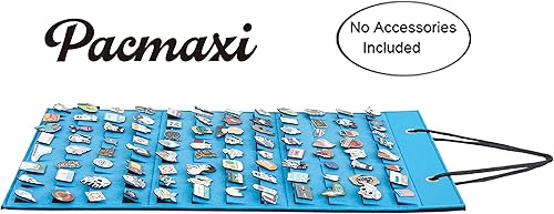 Miniatura 7 de PACMAXI Organizador de broches colgantes, estuche de almacenamiento de pines de exhibición, soporte de almacenamiento de colección de broches,