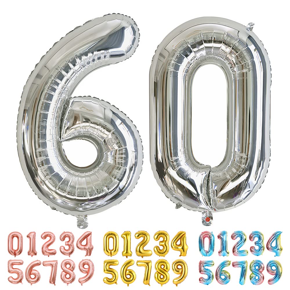 Foil Globo Número 5 Azul 40" (101cm), Inflable Helio o aire, Gigante Numeros 0-9, 10-19, 20-29, 30-100, Grande Globos Decoración para La Boda Aniversario y Cumpleaños Fiestas — view 57