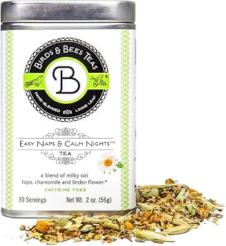 Birds & Bees Teas - Bedtime Tea for Easy Naps & Calm Nights Pregnancy Tea Our Loose Leaf Blend is for the whole Family, 30 Servings, 2.0 oz