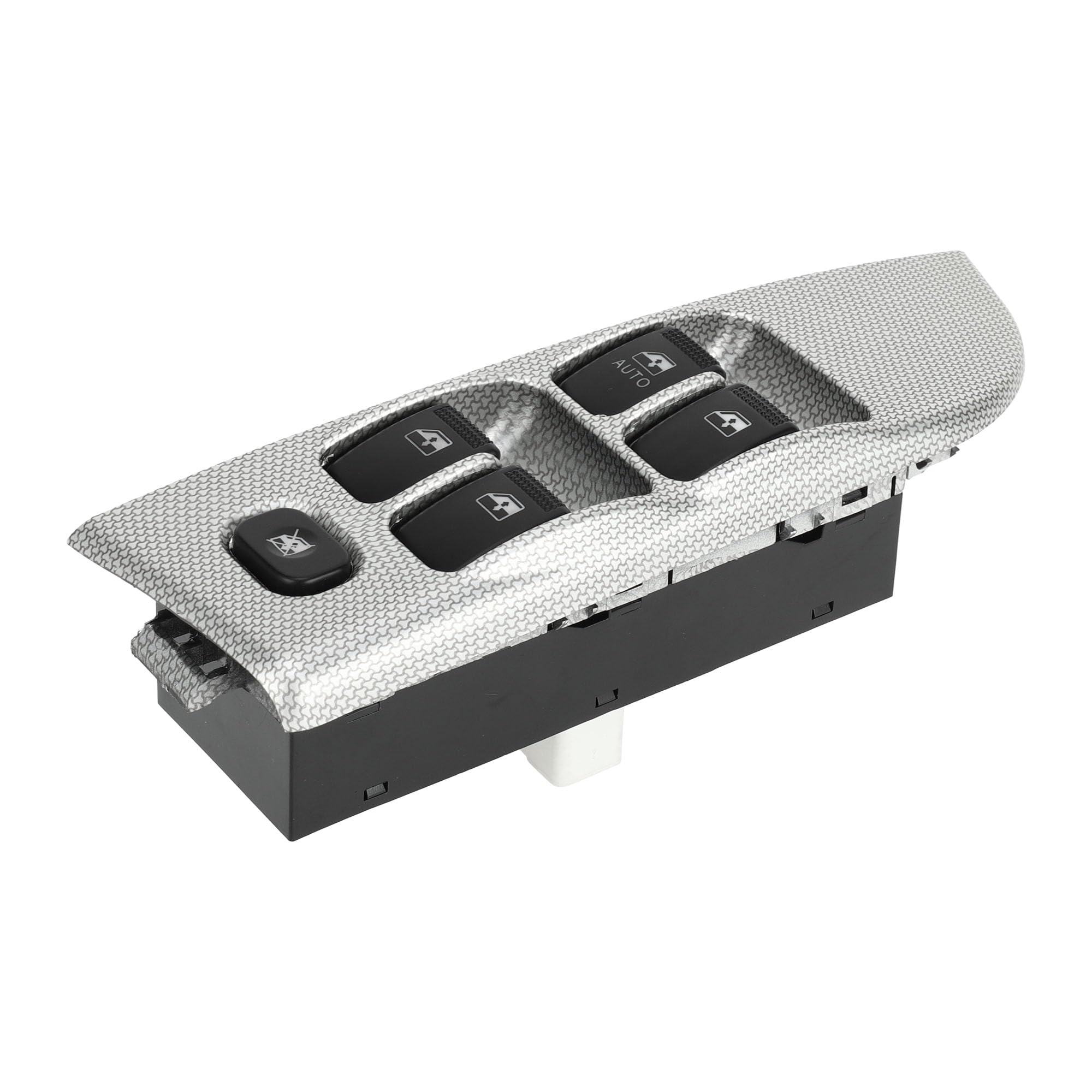 A ABSOPRO Power Window Switch Front Left Driver Side Window Control Switch for Kia Rio Silver Tone