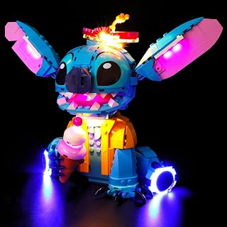 LED Light for Lego Stitch 43249 Set, Lighting Kit Compatible with Lego Disney 43249 Stitch (Lights Only, No Model)