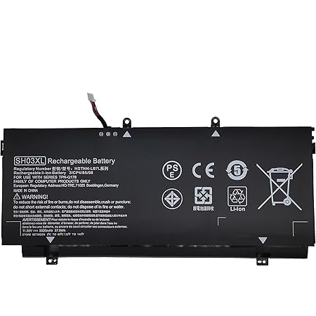 SH03XL Laptop Akku Für HP Spectre X360 13 - 57Wh Originalersatz