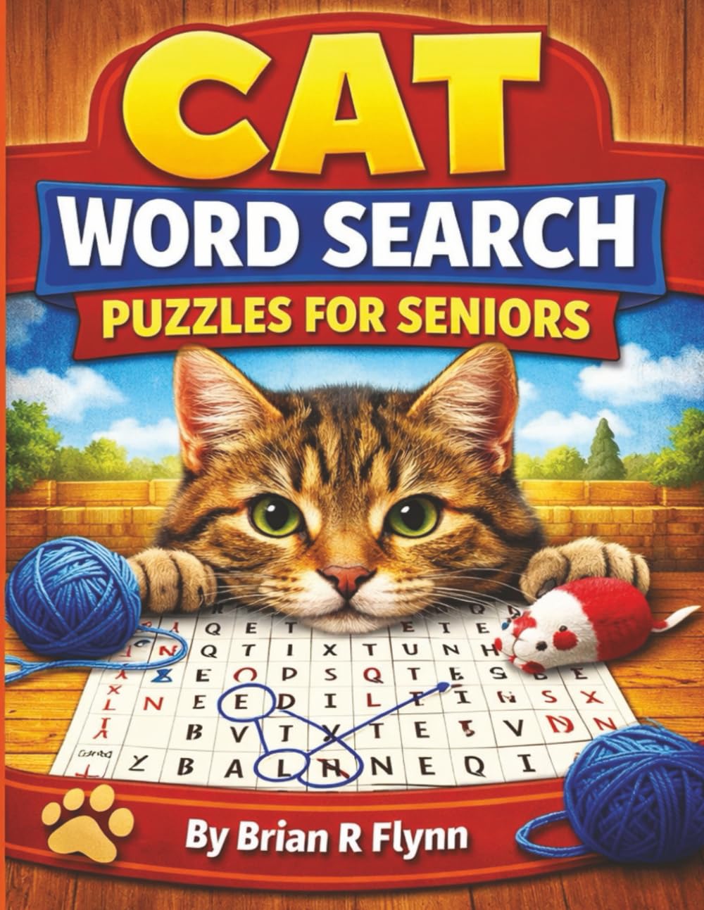 CAT WORD SEARCH FOR SENIORS: LARGE PRINT ,100 EASEY & RELAXING PUZZLES, 2000 UNIQUE WORDS