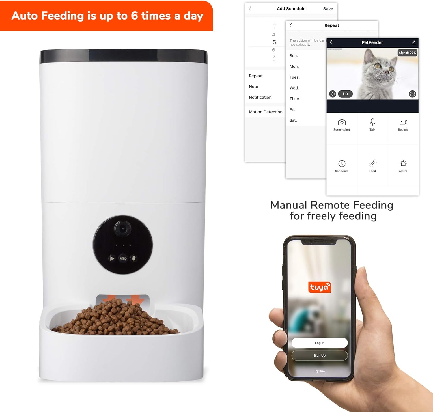 qpets automatic feeder manual