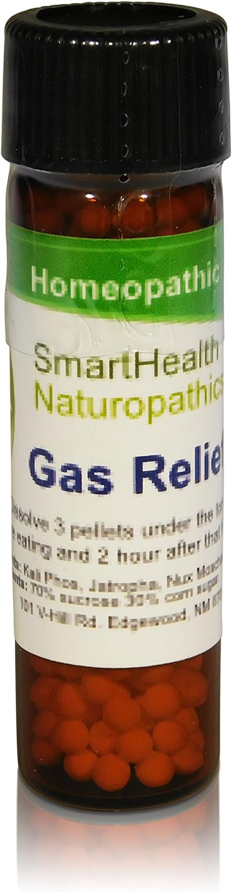 Miracle Gas Relief. Anti-Gas. Flatulence.Oral Homeopathic Pellets. High Potency.
