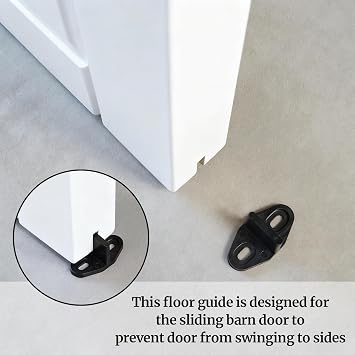 3 Pack Sliding Door Floor Guides, Barn Door Bottom Stabilisers