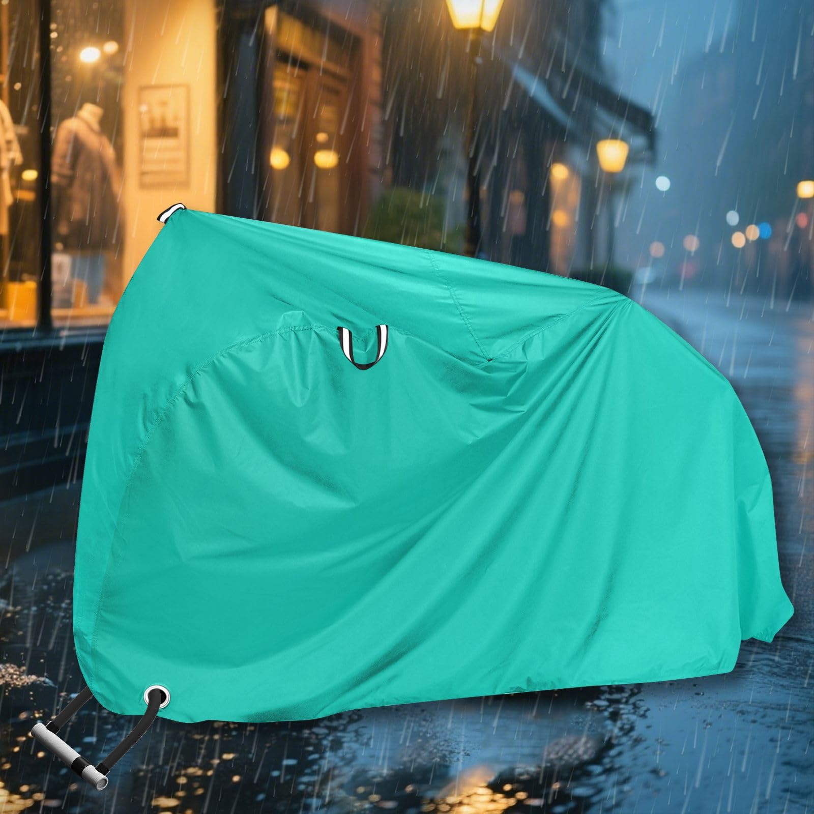 Copertura per bici da esterno verde blu resistente ai raggi UV per bici da strada accessori