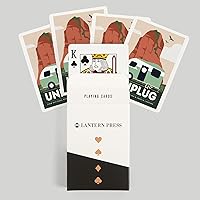Vista 6 de Lantern Press Angels Landing, Zion National Park, Utah, Go Unplug, Retro Camper, 52 Playing Cards for Adults, Poker Size Card Deck