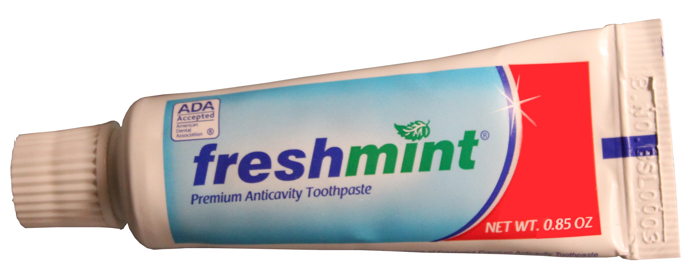 Freshmint Premium Anticavity Toothpaste .85 oz (ADA Approved) 144/CS