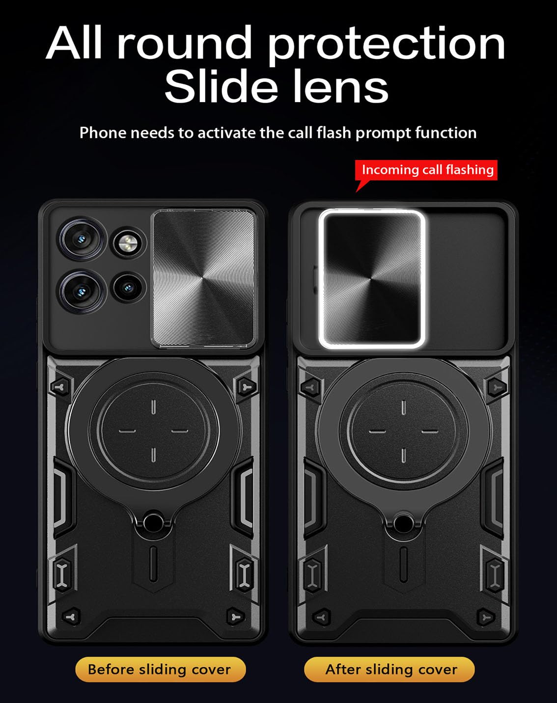 BORYA Cover For Motorola Edge 50 Neo, Silicone Shockproof Ultra Thin PC