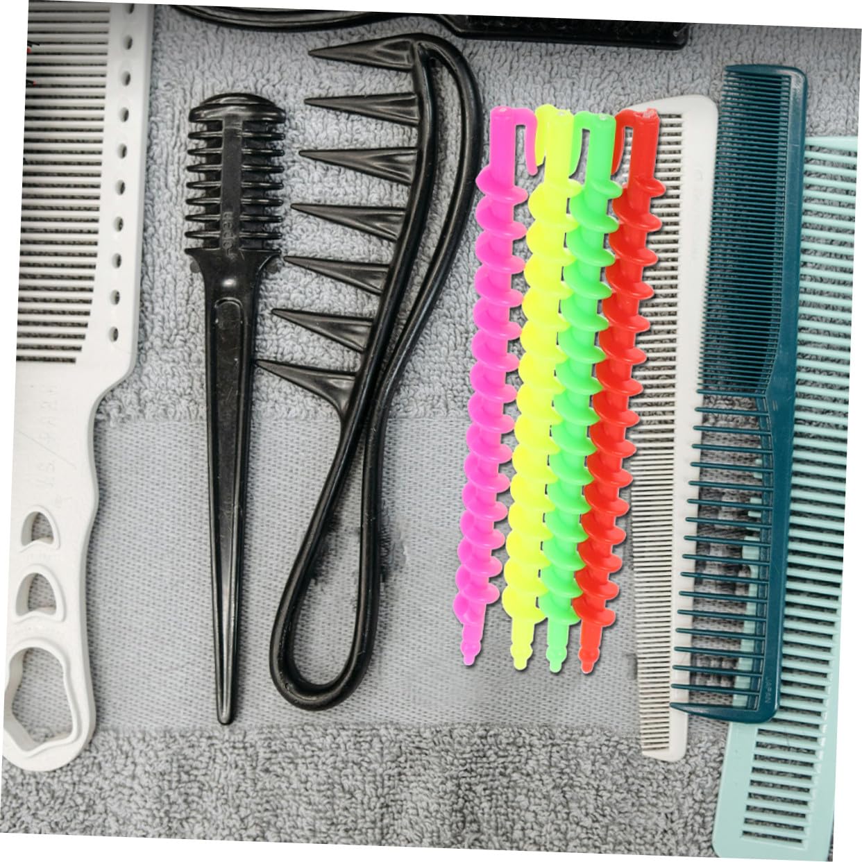 Juego de Varillas de Permanente en Espiral de Plástico, 52 Piezas | Peinados DIY en Casa, Uso Flexible y Fácil, Acabado de Alta Eficiencia para Rizos