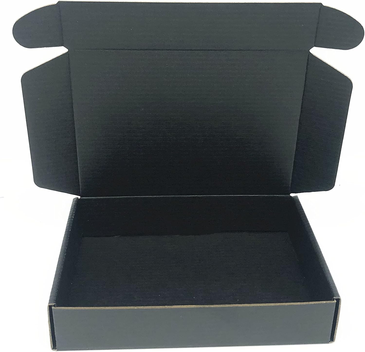 Black Cardboard Shipping Box 14 x 10 x 2.2 Inch Corrugated Packaging Storage Boxes 10 Pack (Inside Size: 13.5 x 10 x 2.1") 14 x 10 x2.2 Inch/10 Pack
