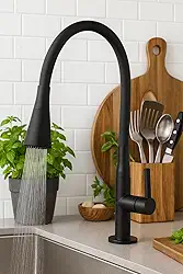 Torneira de Cozinha Gourmet com Mangueira Flexível e Duas Funções de Jato – Para Bancada