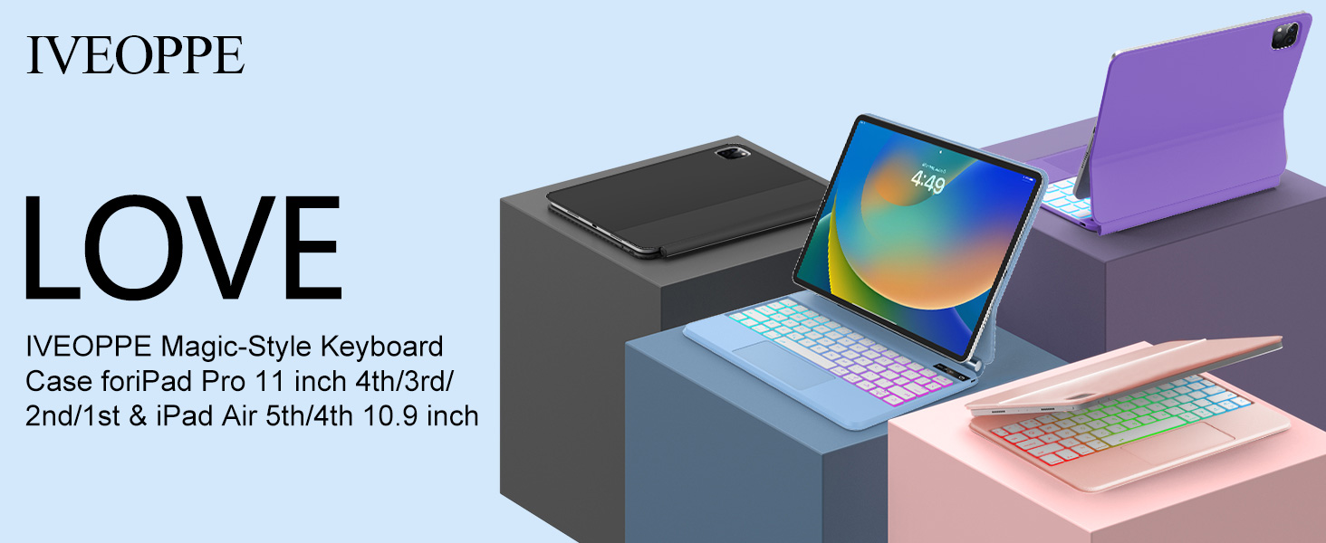 Amazon.com: iPad Air 11 inch Keyboard Case (M3/M2) 2025/2024