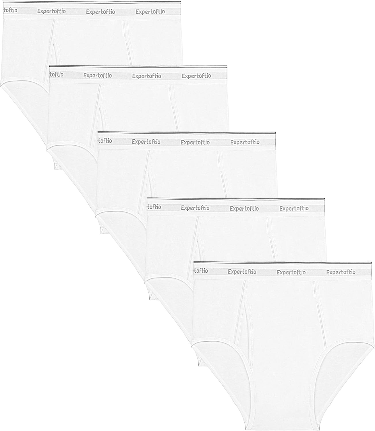 Men's Underwear Briefs Viscose from Bamboo, Moisture Wicking Tagless Underwear for Men Pack Comfort Fly