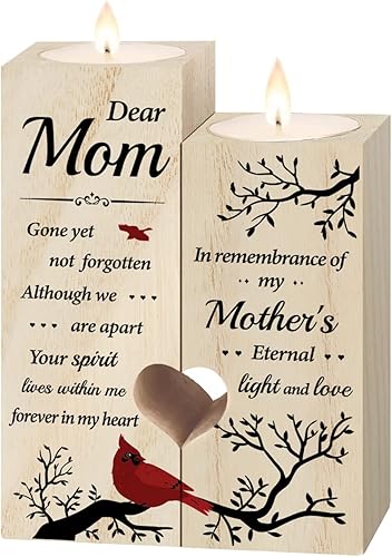 Regalos conmemorativos  Regalos de velas conmemorativas para la pérdida de la madre  Regalo de condolencia por pérdida de mamá, regalo de duelo por