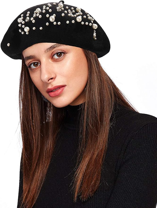 Bedazzled beret Clearance