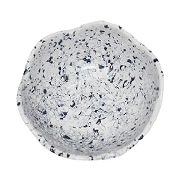 SMM Enterprises Set of 6 Melamine Dessert Bowl/Vegetable Bowl for Dining Table (Color- Grey)