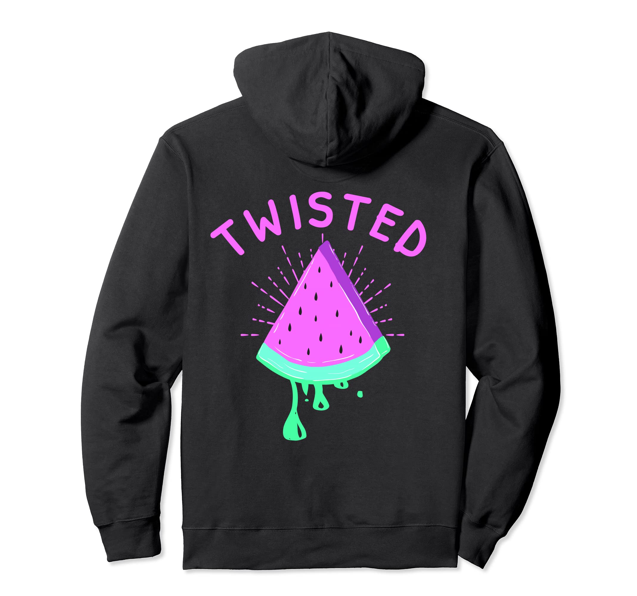 EDM Techno Twisted Melon Dance Music Rave Festival Pullover Hoodie