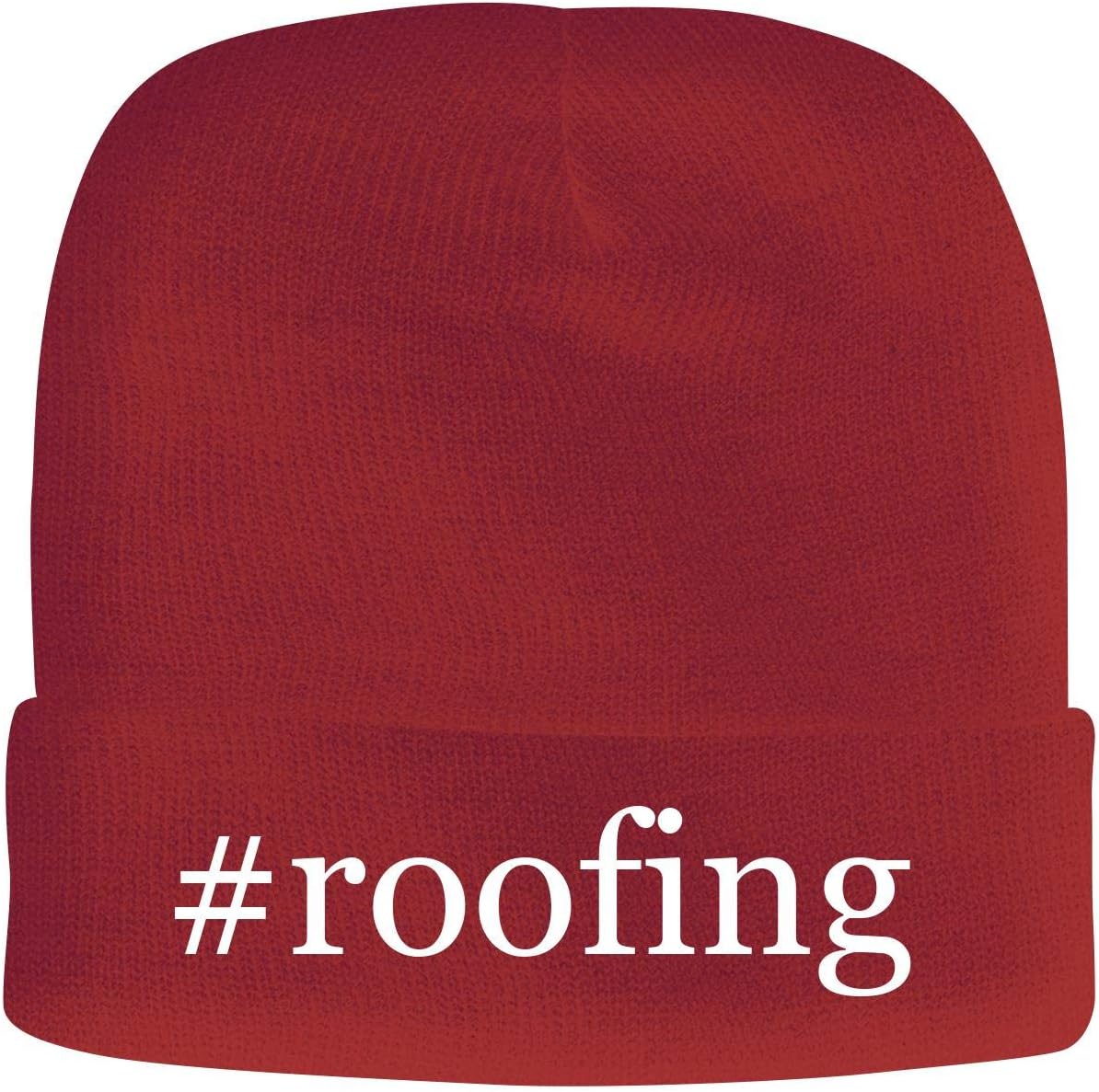 BH Cool Designs #Roofing - Men's Hashtag Soft & Comfortable Beanie Hat Cap