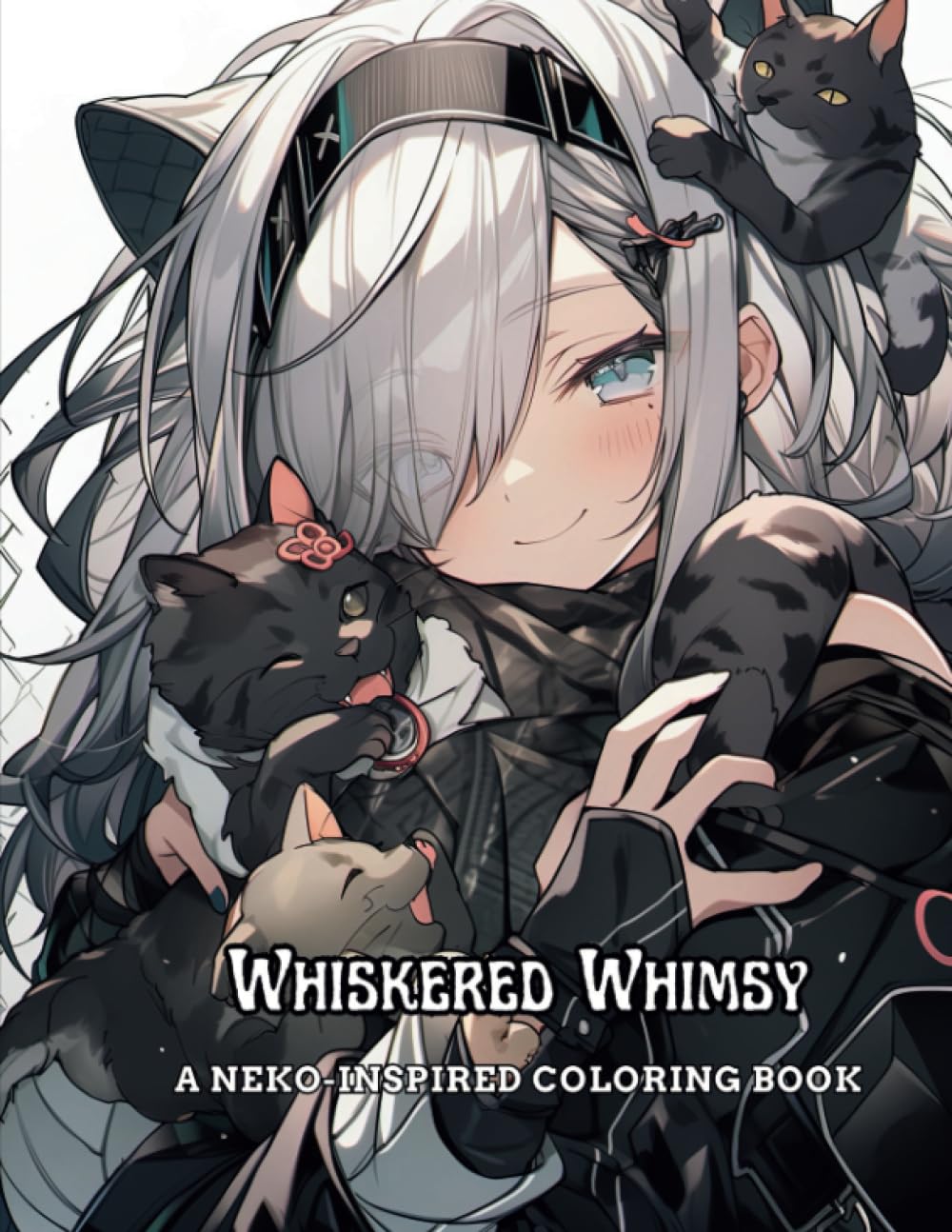 Whiskered Whimsy: A Neko-Inspired Coloring Book