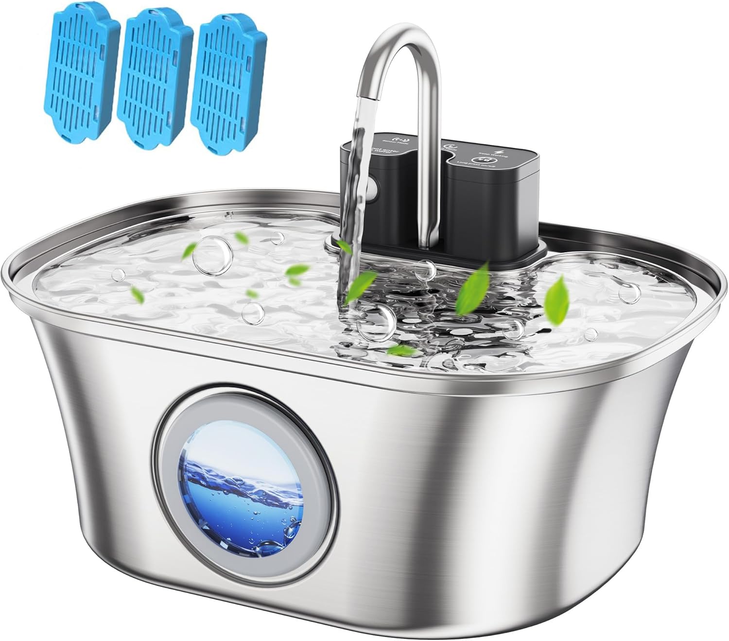 Cat Water Fountain Wireless Battery Operated 108oz