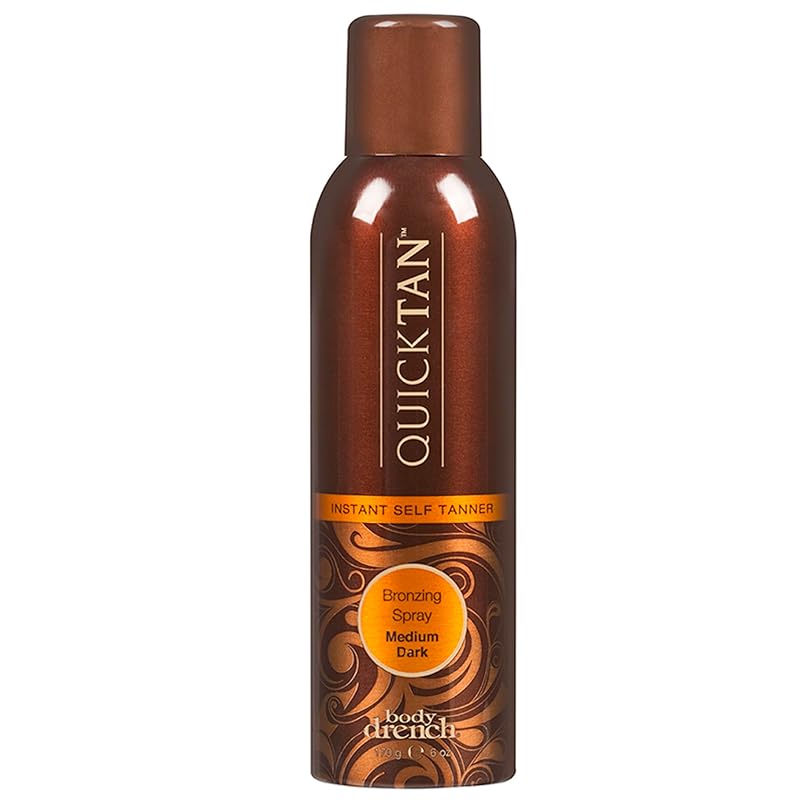 Body Drench QuickTan Autobronzeador em Spray Medium Dark, 177 mL