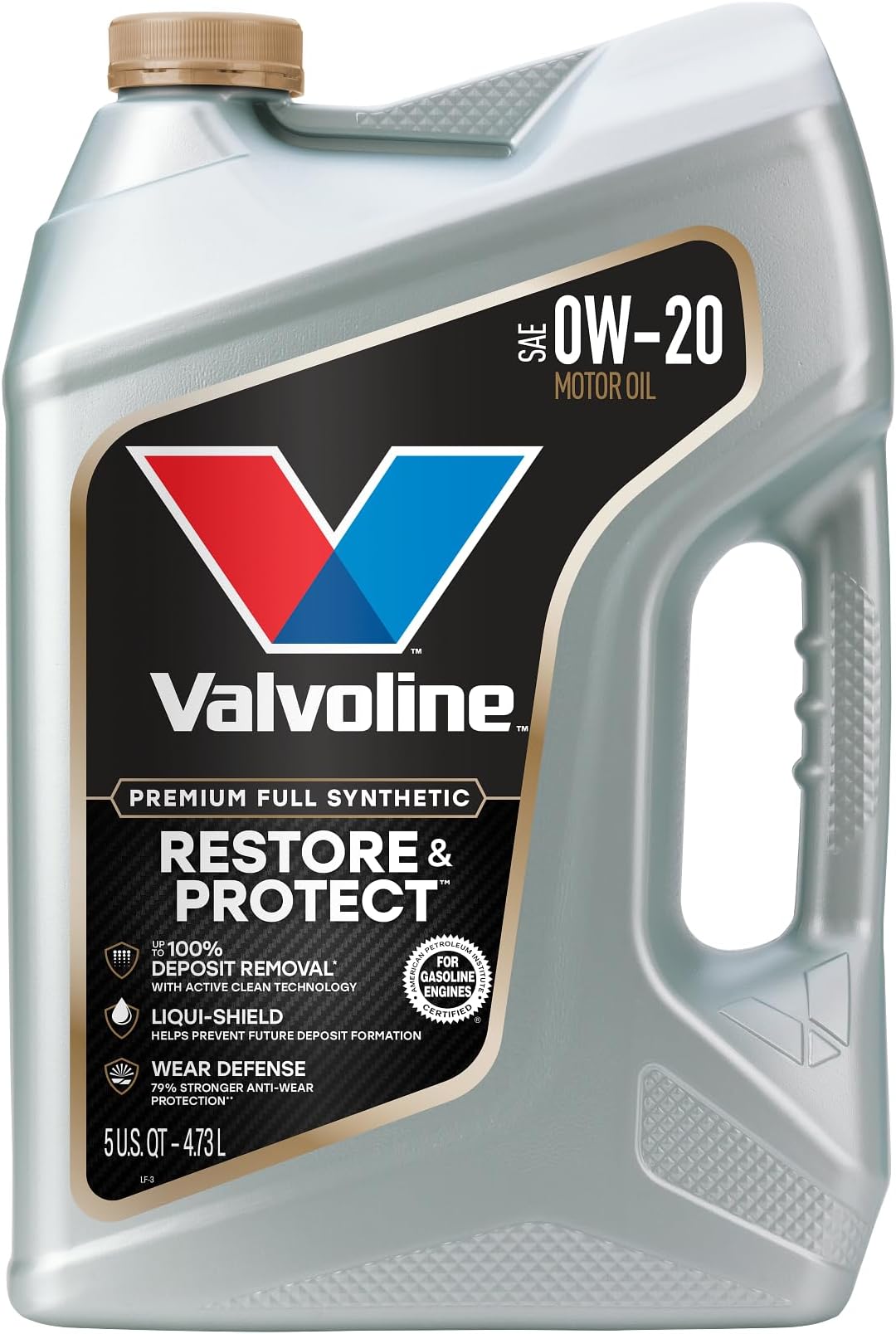 Valvoline Restore & Protect Full Synthetic 0W-20 Motor Oil 5 Quart