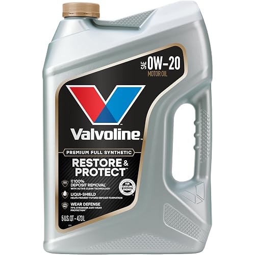 Valvoline Restore & Protect Full Synthetic 0W-20 Motor Oil 5 Quart