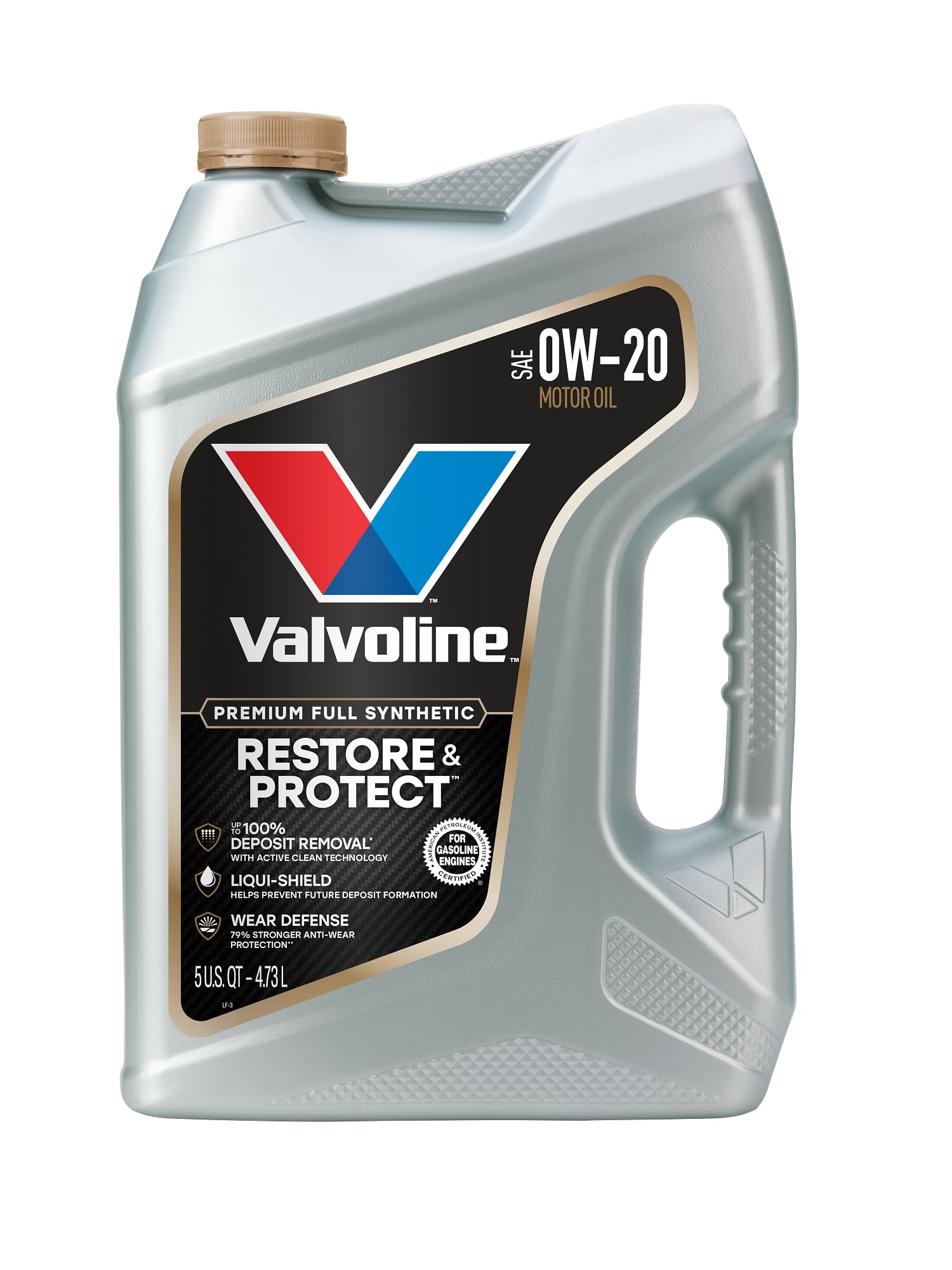 Valvoline Restore &amp; Protect Full Synthetic 0W-20 Motor Oil 5 Quart