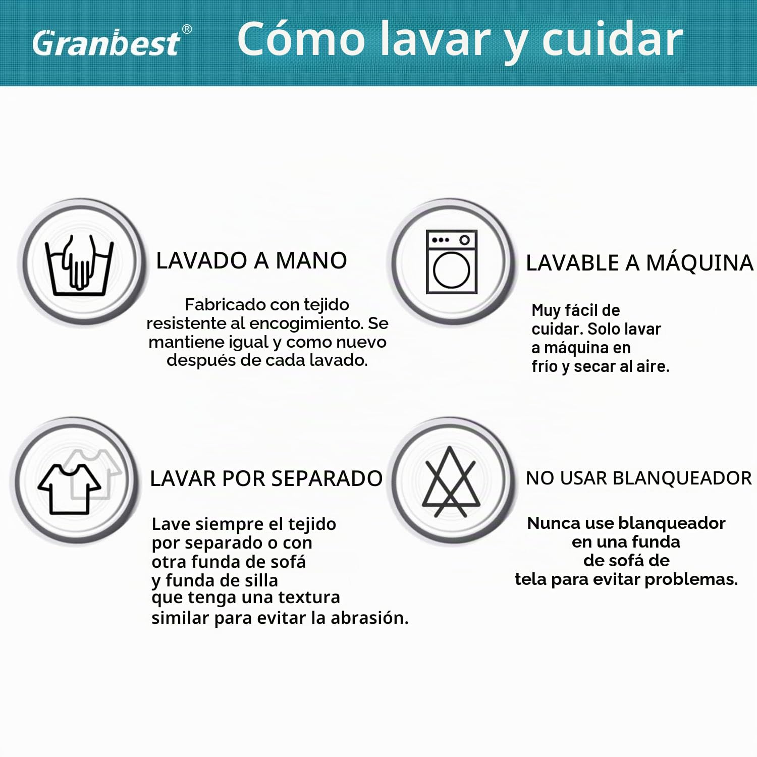 Granbest Funda de futón Impermeable sin Brazos, protección de futón de Alta Elasticidad para sofá Cama Plegable Antideslizante sin reposabrazos (Matcha Verde)