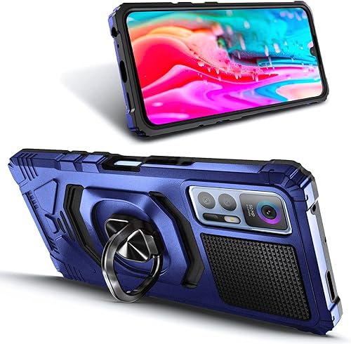 Miniatura 3 de NZND Funda para TCL Serie 30 con protector de pantalla de vidrio templado, protector de cuerpo completo grado militar, cubierta magnética para