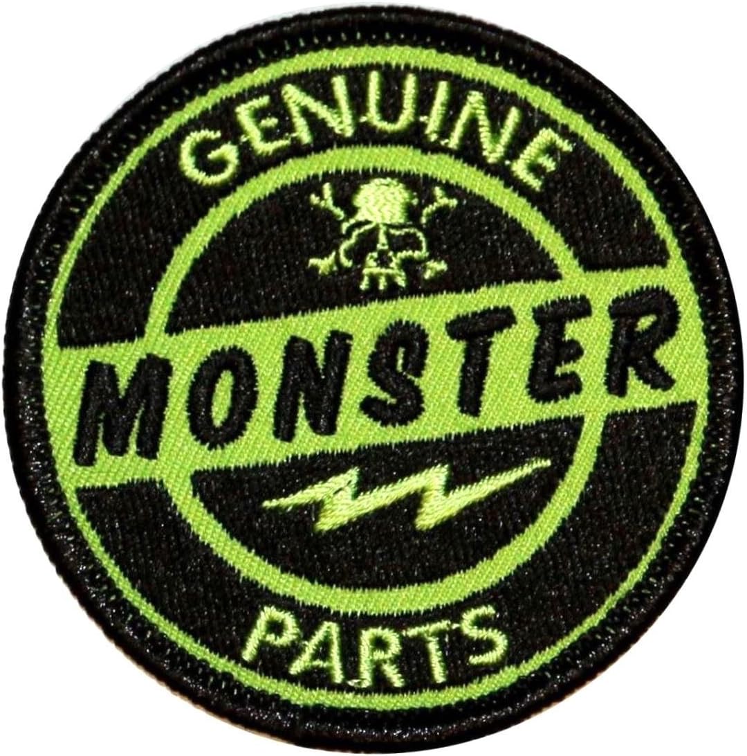 Genuine Monster Parts Truck & Auto Racing Embroidered Iron On Applique Patch