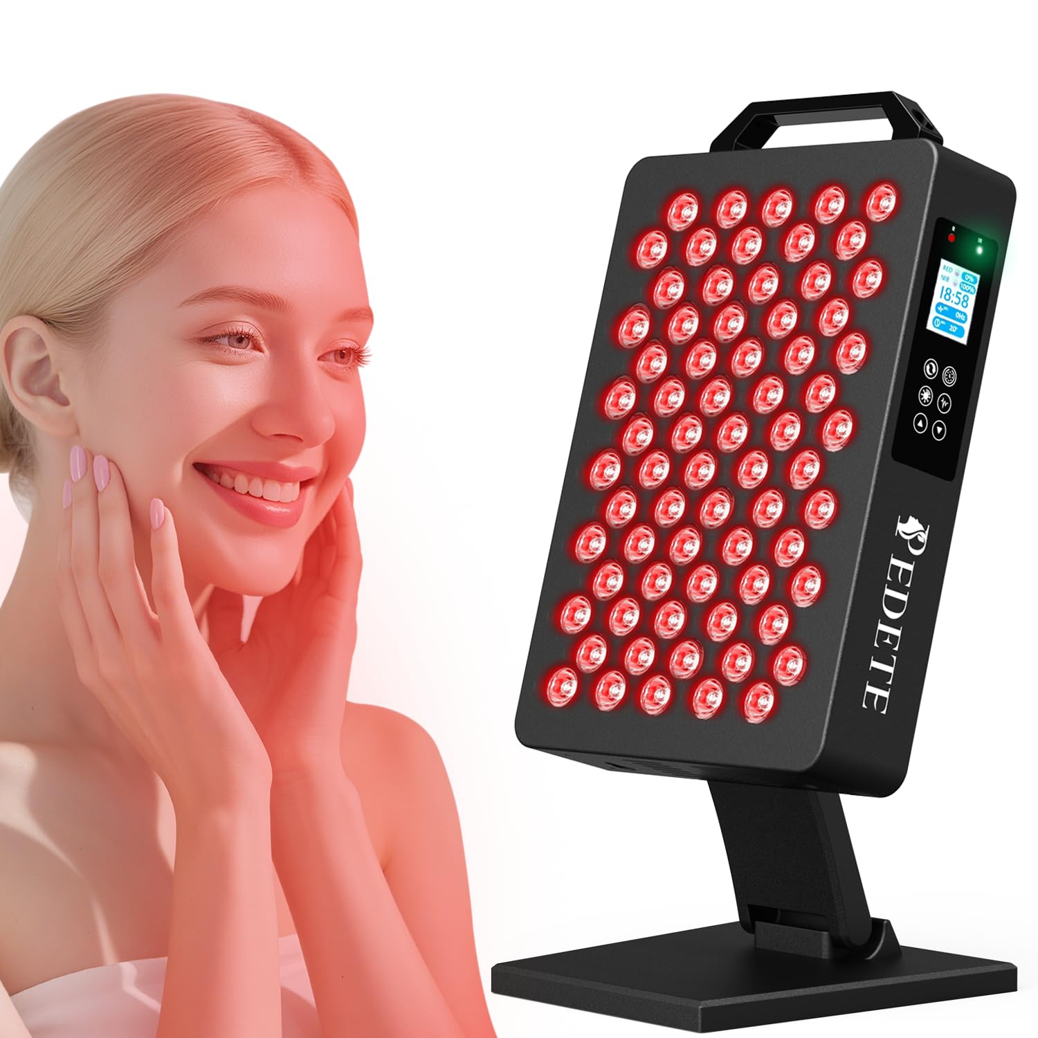 Red Light Therapy for Face and Body 630nm 660nm 810nm and 850nm Near Infrared Light Therapy Panel 70