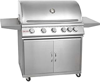 review Blaze 40-Inch Grill (BLZ-5-LP-BLZ-5-CART), Freestanding, Propane Gas