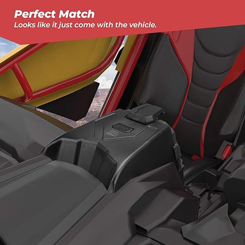 Miniatura 7 de KEMIMOTO Soporte para tableta de dispositivo eléctrico X3, caja de almacenamiento de montaje GPS compatible con todos los modelos Can Am Maverick X3