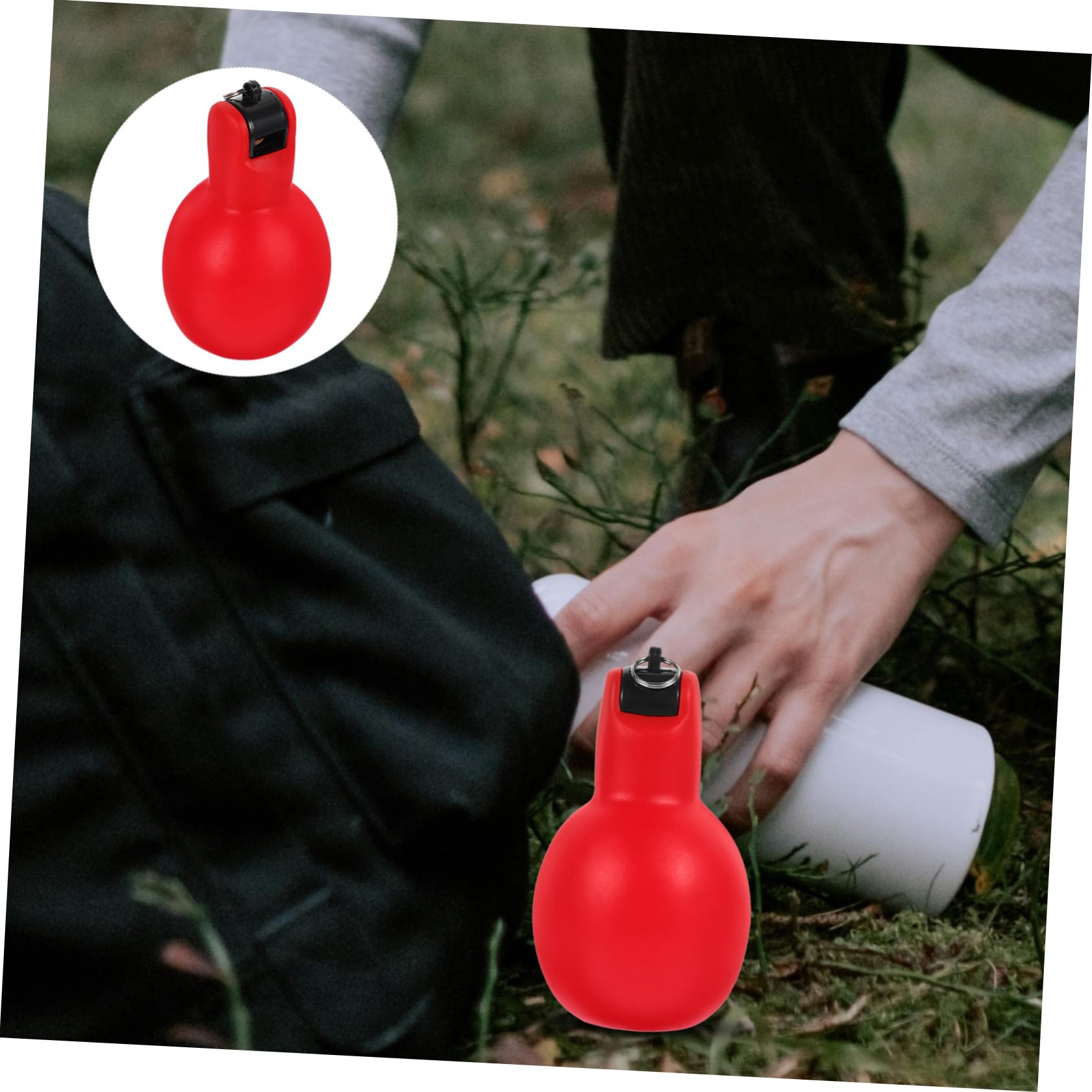 6stücke Hand-Squeeze-Pfeife Für Outdoor-aktivitäten Tragbare Survival-Pfeife Für Camping Und Wandern Laute Signalpfeife Für Notfälle Und Freizeit