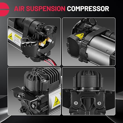 Vista 4 de BDFHYK Compresor de suspensión de aire compatible con Jeep Grand Cherokee 2011-2021, 2022 Grand Cheroke WK, reemplazo #68041137AF,68204730AB