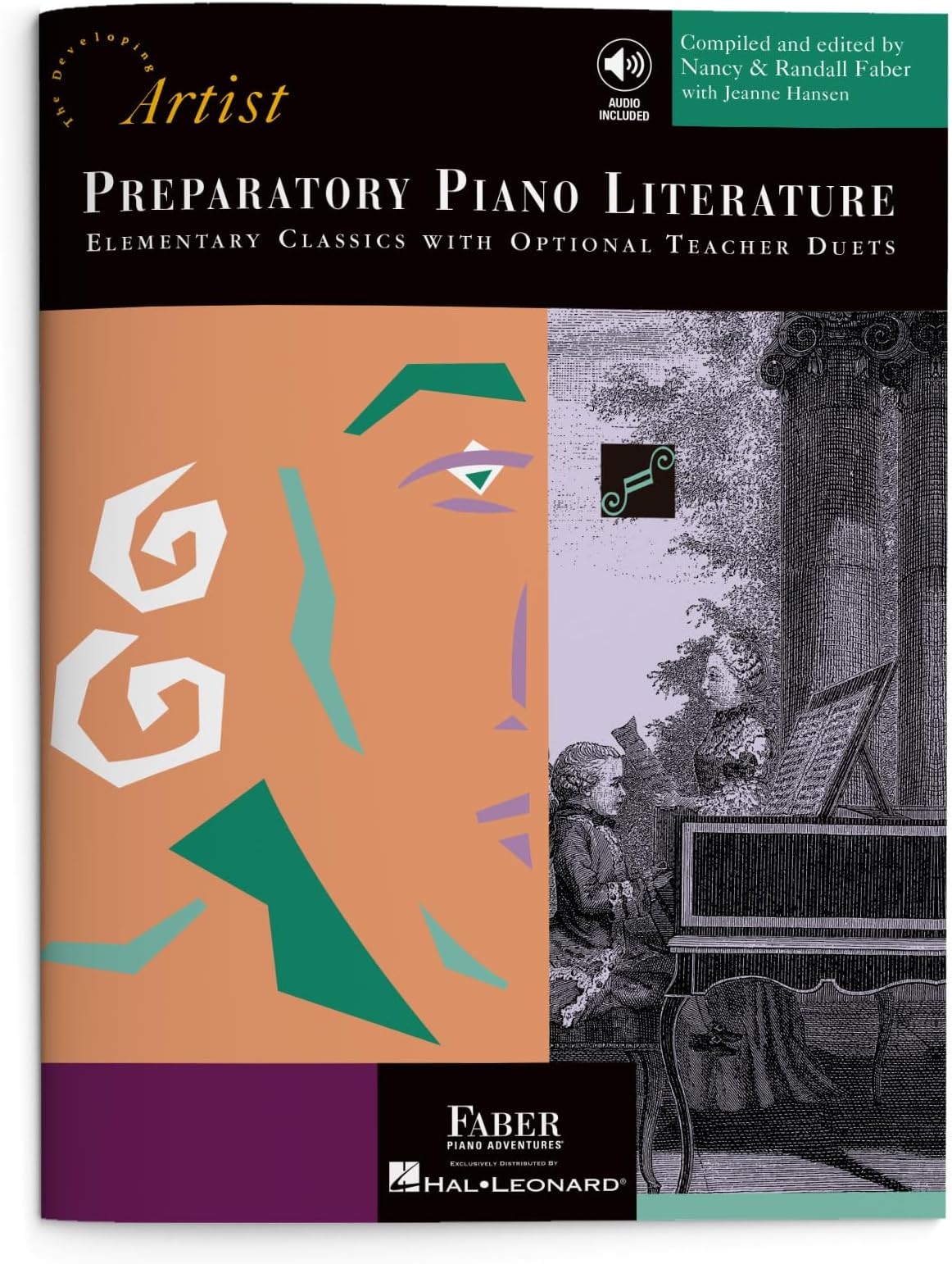 The Developing Artist: Preparatory Piano Literature | Elementary Classical Piano Repertoire Book for Students | Original Keyboard Pieces with Optional Duets and Online Audio | Faber Method Book
