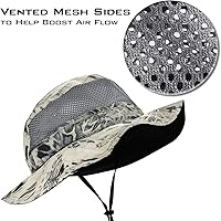 Vista 35 de KastKing Sol Armis UPF 50 Boonie - Sombrero de protección solar, pesca, playa y senderismo, remo, remo, kayak