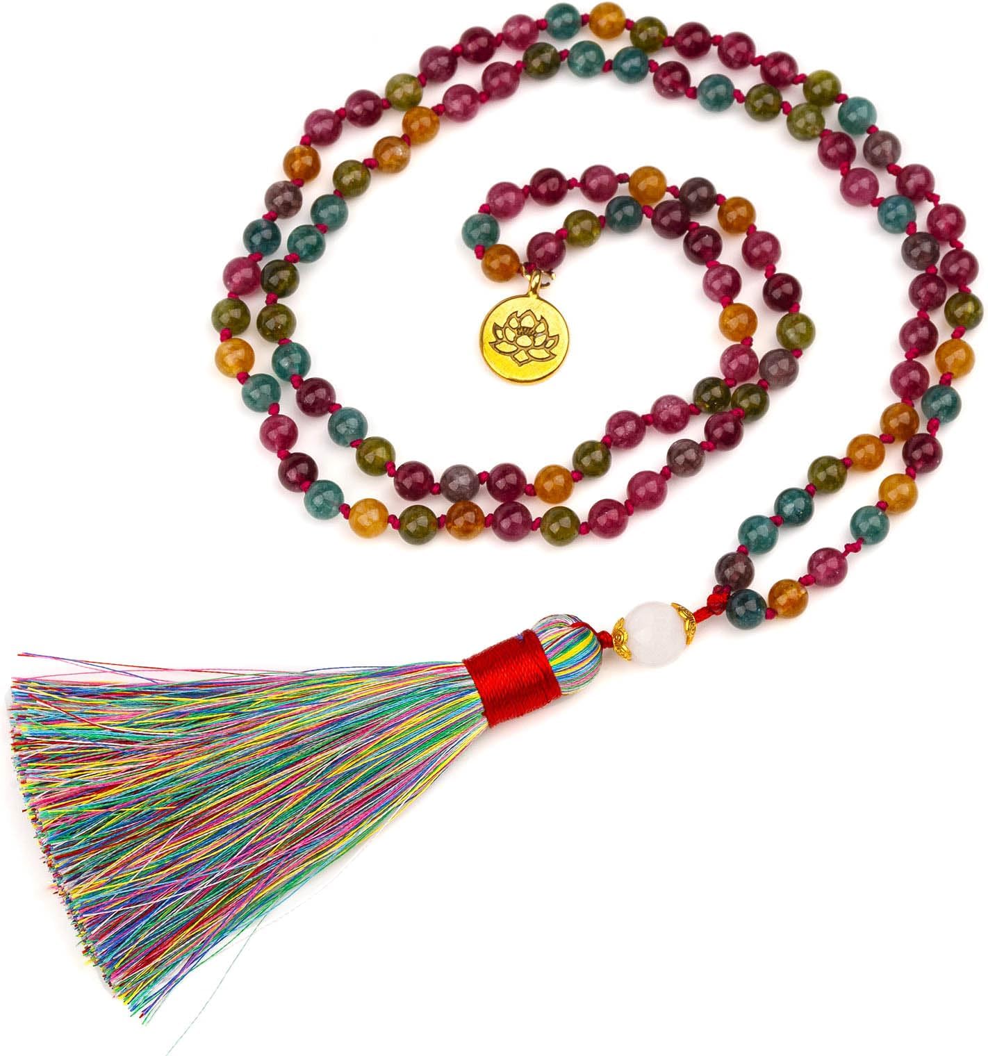 Long Necklaces for Women Boho, Oval Waterdrop Turquoise Pendant, Natural Stone Beaded, Handmade,Vintage & Elegance, Boho Fashion Charm Beaded Necklace for Women