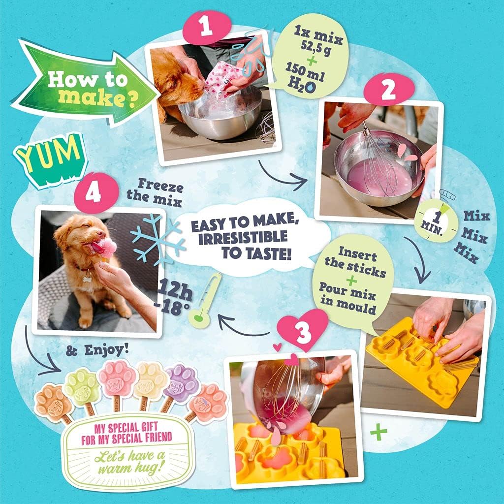 Smoofl puppy treats Puppy Kit to start creating your own dog ice