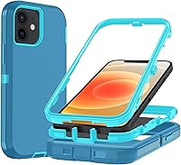 Vista 15 de Funda para iPhone 7/8Plus, iPhone 8 Plus y 7 Plus, resistente protección para teléfono, a prueba de golpes, a prueba de polvo, a prueba de caídas