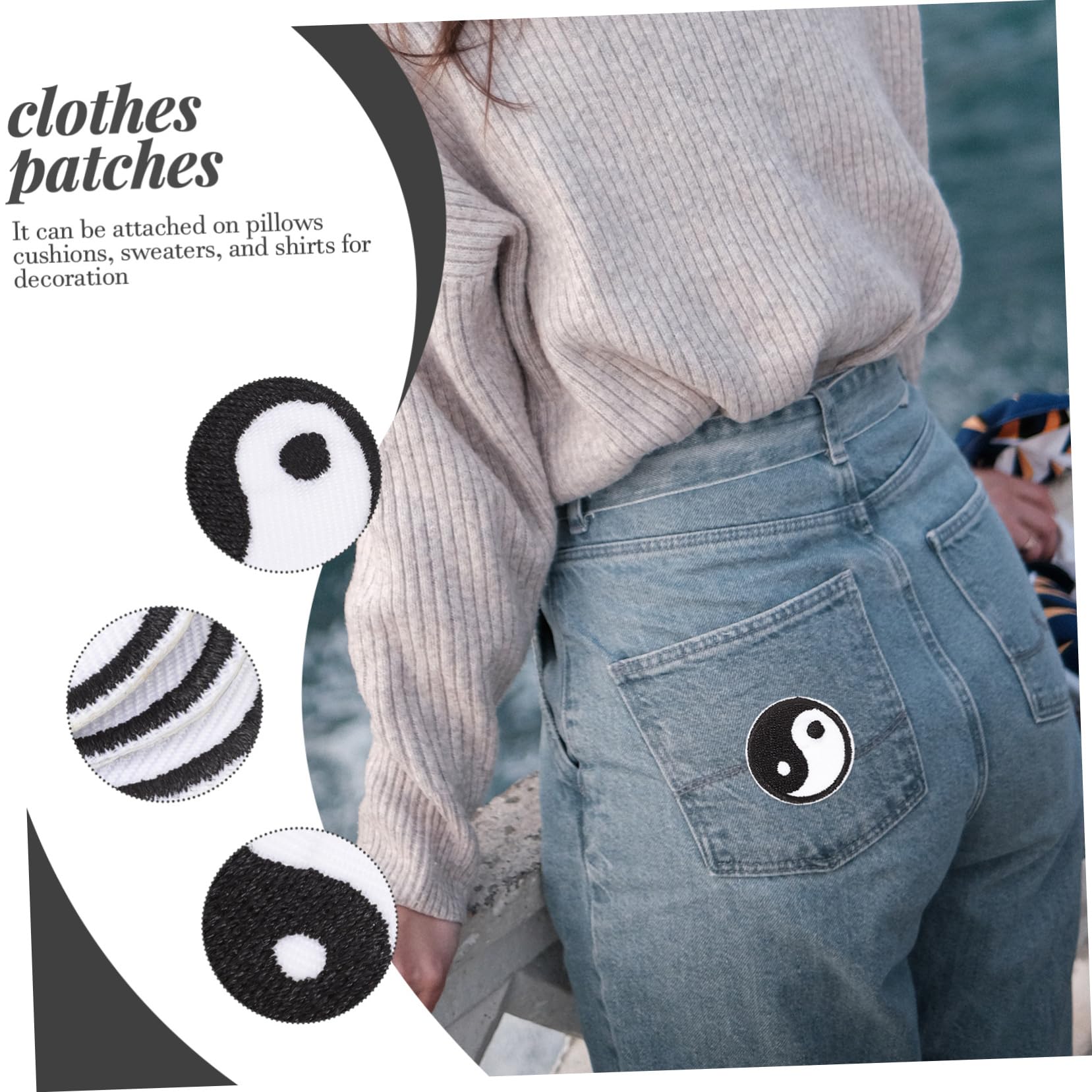 OSALADI 5 Set Toppe Ricamate Per Abbigliamento E Patch Decorativi Per Riparazioni E Decorazioni Eleganti Facile Applicazione Su Shirt Pantaloni E Materiale Resistente E Della 20 Pezzi * 5