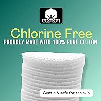 Vista 7 de Swisspers - Círculos premium exfoliantes con 2 superficies distintas texturizadas elevadas, almohadillas faciales de algodón, bolsa de 80