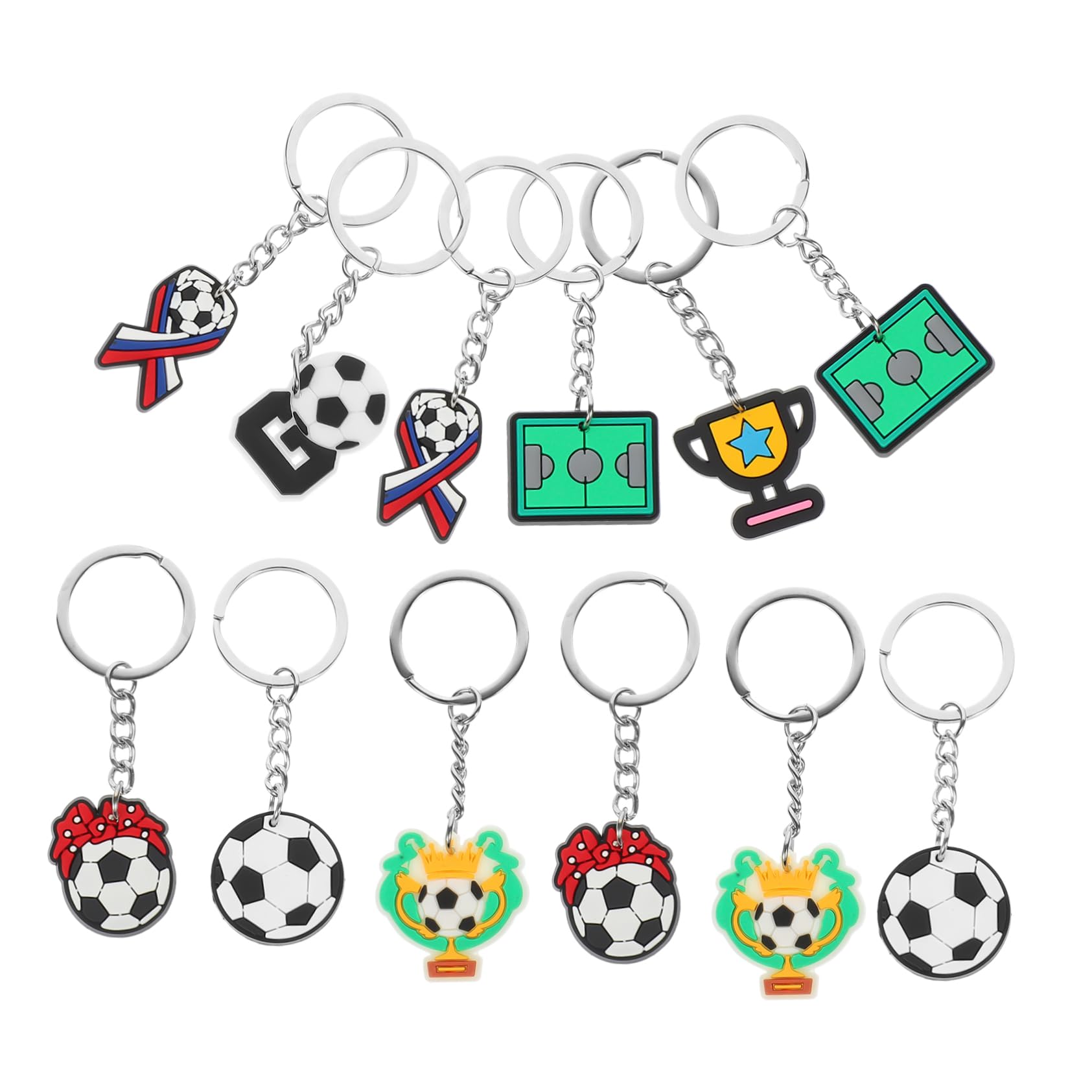 Yardwe Llavero Pelota Deportiva Colgante Fútbol Llavero De Futbol Novedad De Fútbol De Aficionados Deporte Colgantes De Hierro
