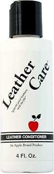Apple Brand Leather Care Conditioner | Wax Free Cleaner & Conditioner | for Use On Leather Purses, Handbags, Shoes, Boots & Accessories - Safe On